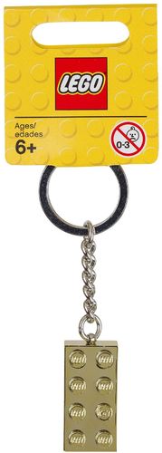 850808 Porte-clés brique LEGO® dorée (Porte-Clés)