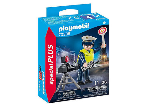 Playmobil 70305 Policier avec radar (Special Plus) (City Action)