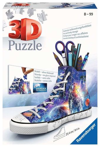 Ravensburger 112517 Puzzle 3D - Sneaker - Les astronautes (Puzzle 3D - 108p)
