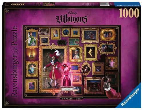 Ravensburger 150229 Puzzle Adulte - Capitaine Crochet (Collection Disney Villainous) (Puzzle 1000p)