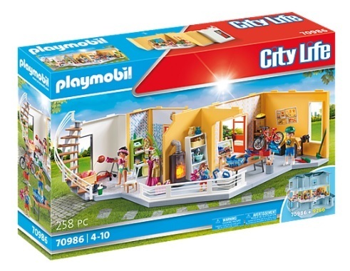 Playmobil 70986 Etage supplémentaire aménagé pour Maison Moderne (City Life)