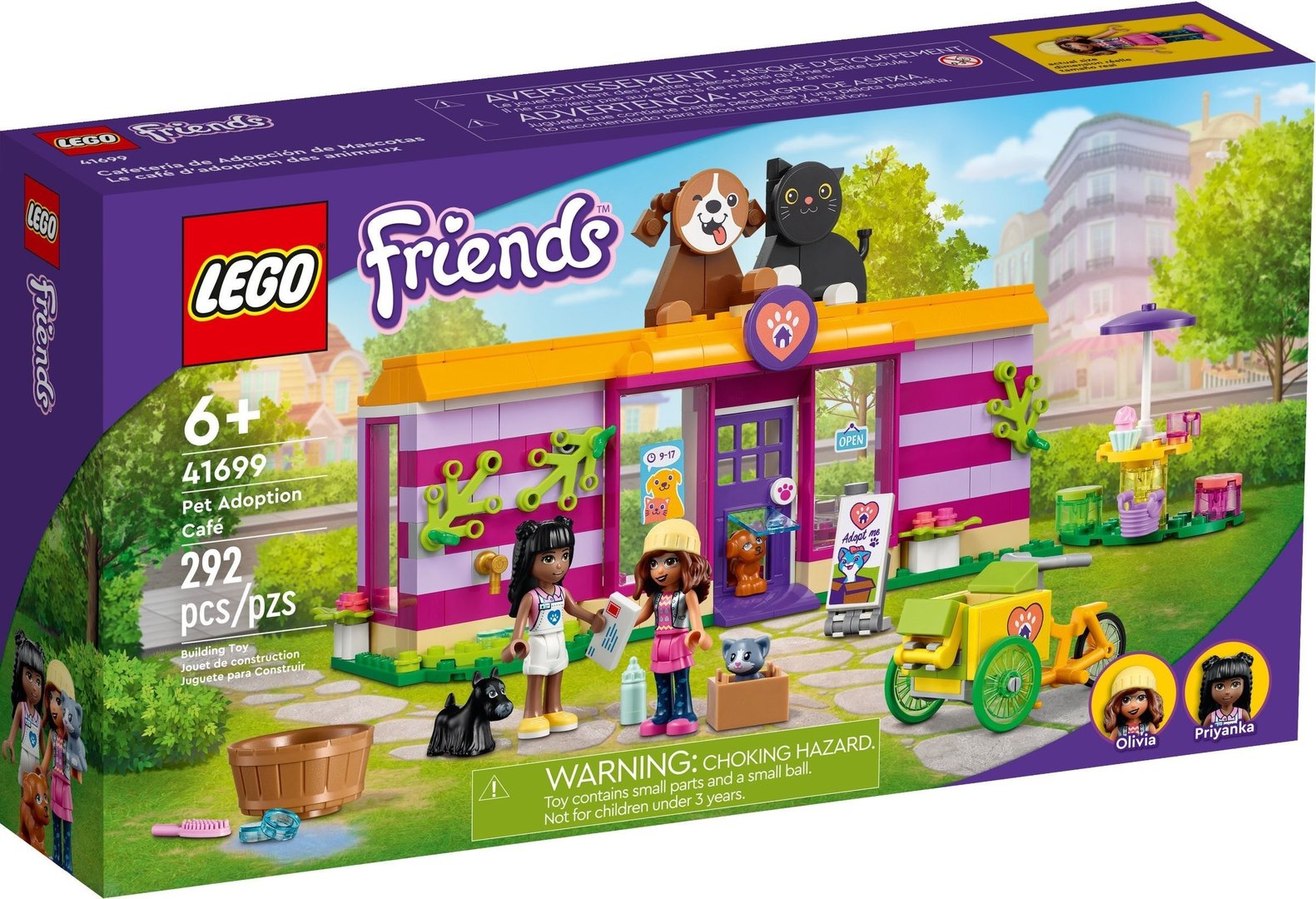 LEGO 41699 Le café d'adoption des animaux (Friends) - Autour des Briques