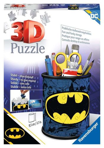 112753 Puzzle 3D - Pot à Crayons - Batman (Puzzle 3D - 54p)